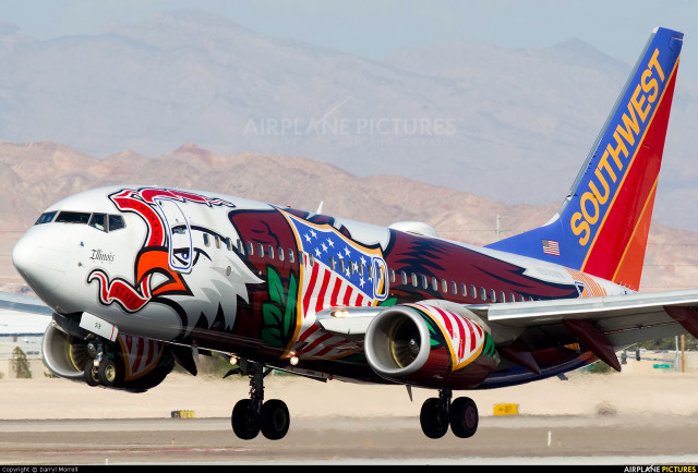 Colorful airplane taking off desert free wallpaper - medium preview image