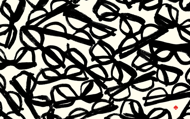 Black white background red dot free wallpaper - medium preview image