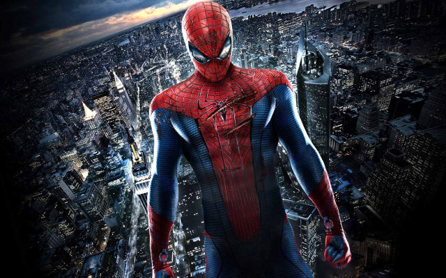 Man spider suit cityscape night #7 free wallpaper - medium preview image