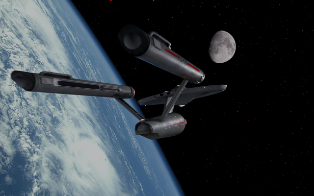 Space station earth moon rocket free wallpaper - medium preview image
