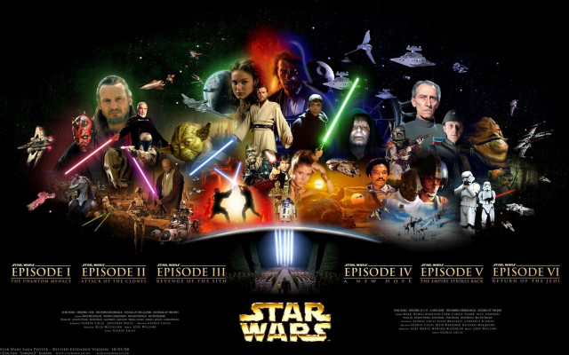 Star wars poster characters space #3 free wallpaper - medium preview image