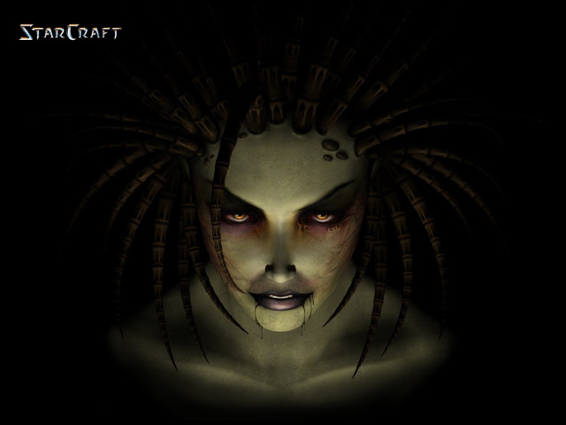 Starcraft creepy character hair face free wallpaper - medium preview image