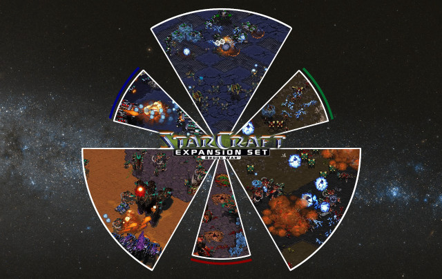 Starcraft space background center star free wallpaper - medium preview image