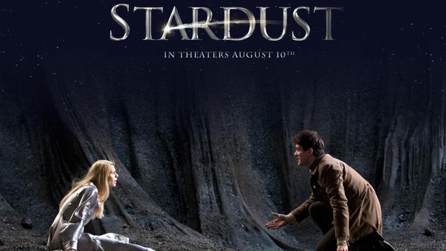 Man woman sitting tree stardust free wallpaper - medium preview image