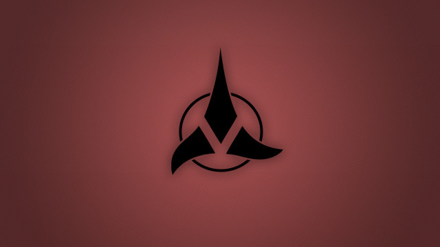 Black red star trek minimalism free wallpaper - medium preview image