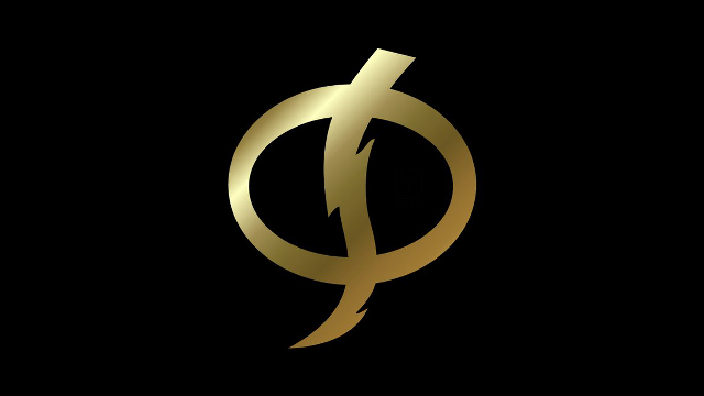 Gold letter q black background free wallpaper - medium preview image