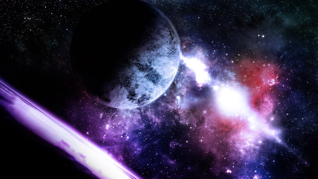 Space scene distant object foreground #11 free wallpaper - medium preview image