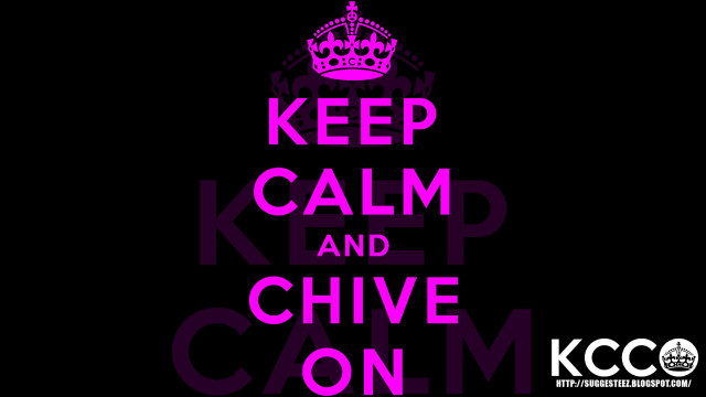 Purple keep calm chive calm free wallpaper - medium preview image