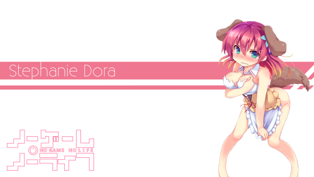 Pink haired girl dog ears free wallpaper - medium preview image