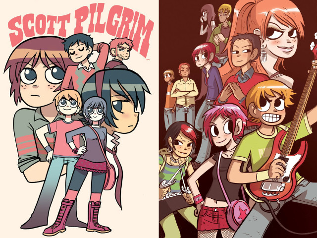 Cartoon group people guitars guitar free wallpaper - medium preview image