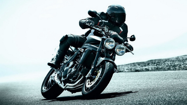 Man motorcycle snowy hillside sunny #2 free wallpaper - medium preview image