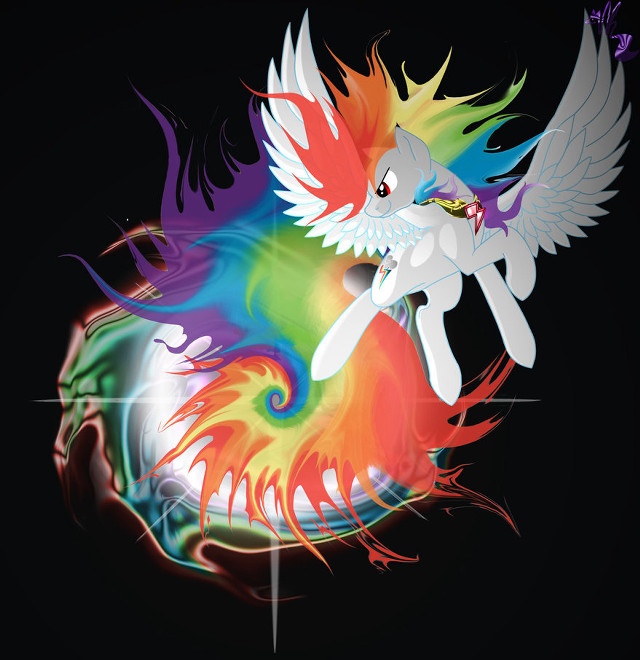 Rainbow unicorn flying wings spread free wallpaper - medium preview image