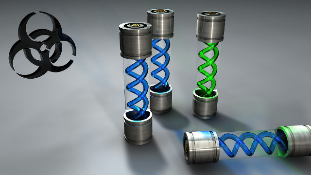 Metal objects green blue biohazard free wallpaper - medium preview image