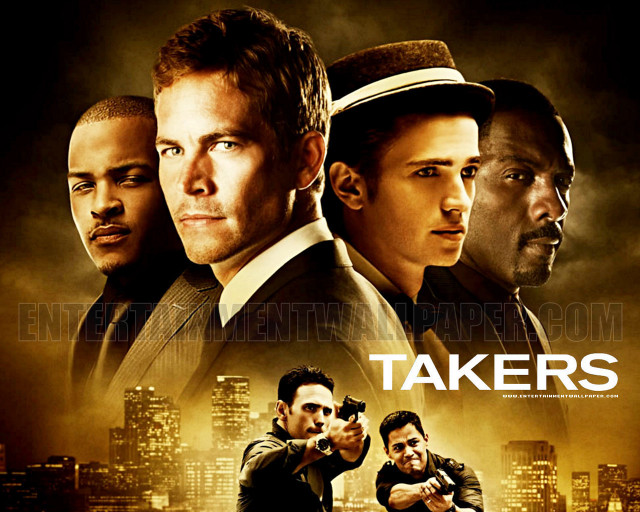 Takers movie poster men suits free wallpaper - medium preview image