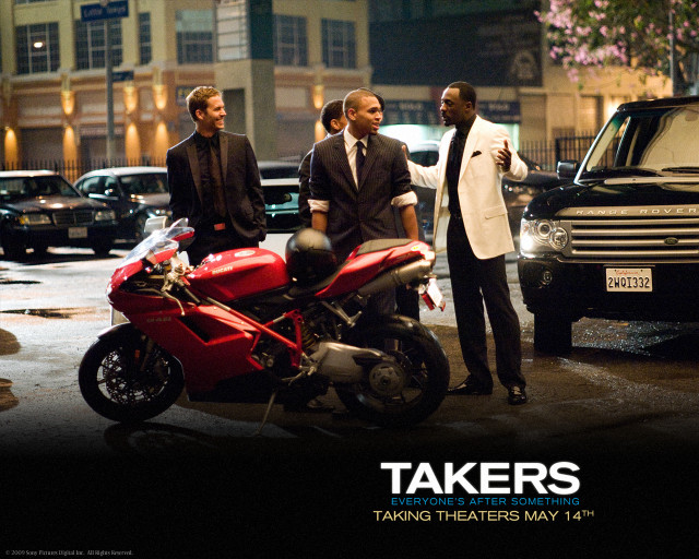 Three men red motorcycle night free wallpaper - medium preview image