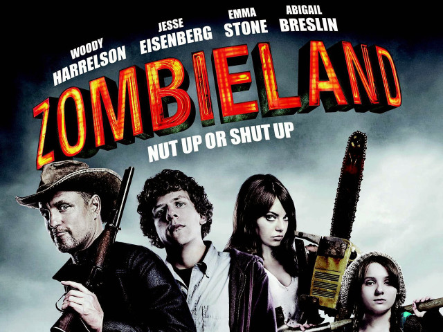 Zombieland movie poster zombies guns #2 free wallpaper - medium preview image