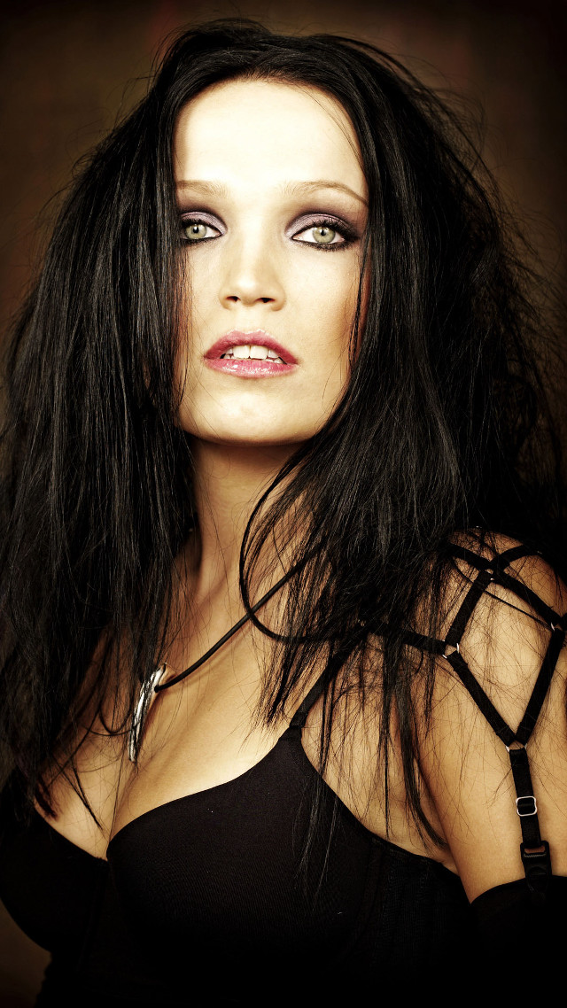 Woman long hair cross necklace free wallpaper - medium preview image
