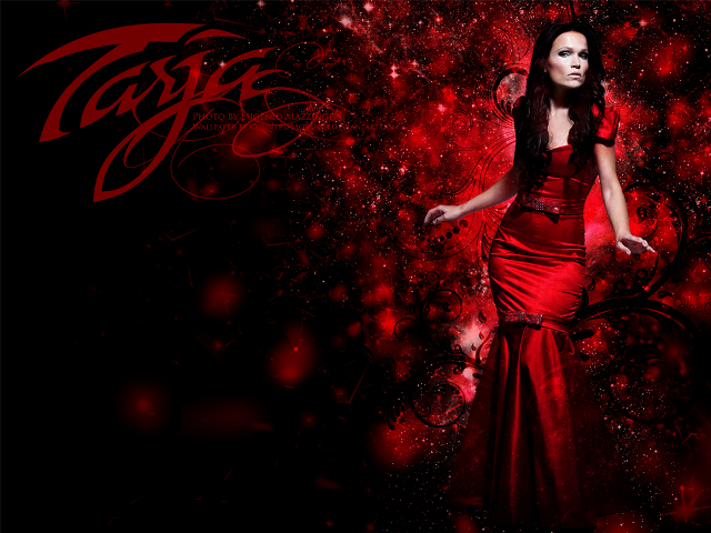 Woman red dress red background #6 free wallpaper - medium preview image