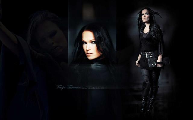 Woman black posing picture black free wallpaper - medium preview image