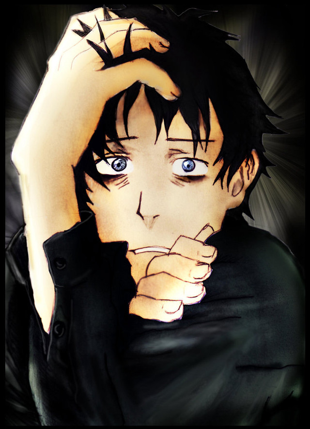 Man hand head eyes open free wallpaper - medium preview image
