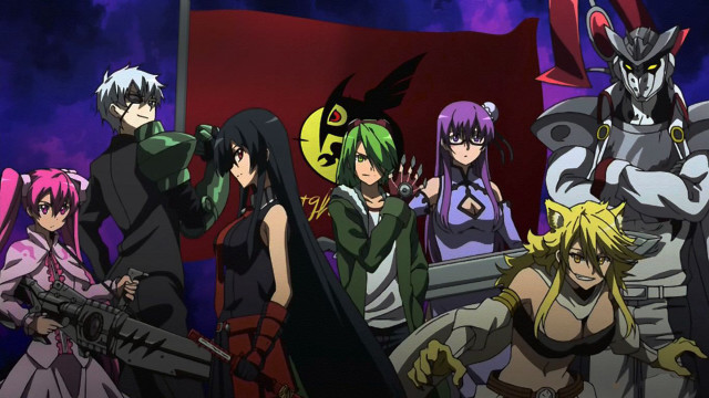 Anime characters flag gun group free wallpaper - medium preview image