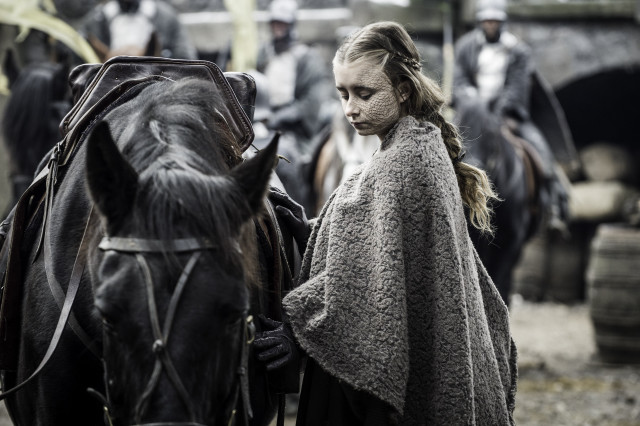 Woman cape horse man suit free wallpaper - medium preview image