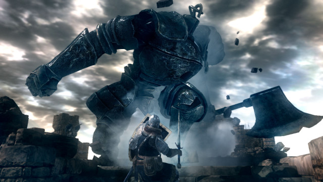 Giant robot man field armor free wallpaper - medium preview image