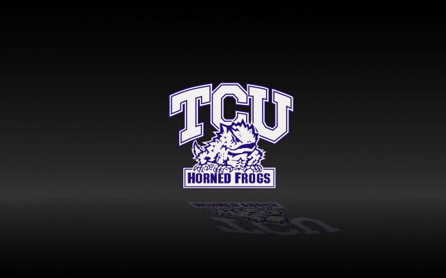 Black background tcu logo horse free wallpaper - medium preview image