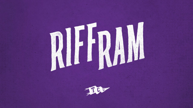 Purple background white lettering riffram free wallpaper - medium preview image