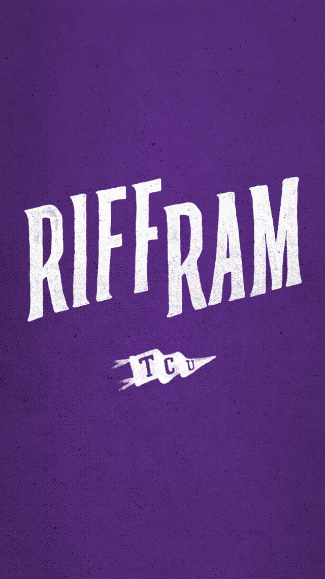 Purple shirt white lettering riffram free wallpaper - medium preview image