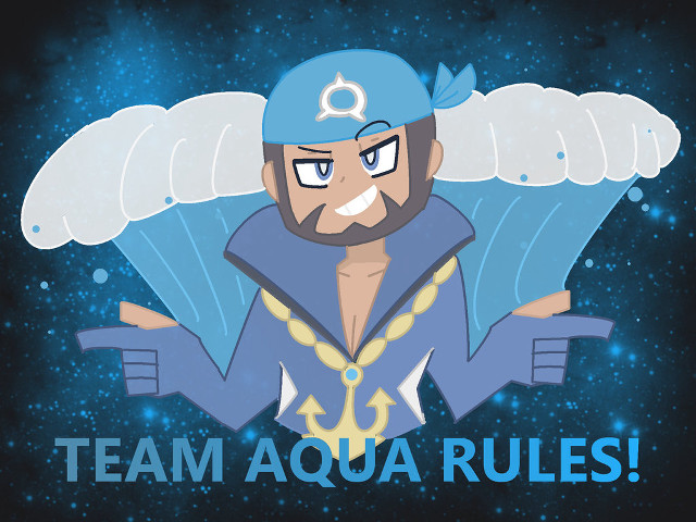 Cartoon character beard blue uniform free wallpaper - medium preview image