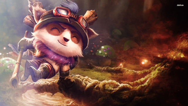 Cartoon character walking forest hat free wallpaper - medium preview image