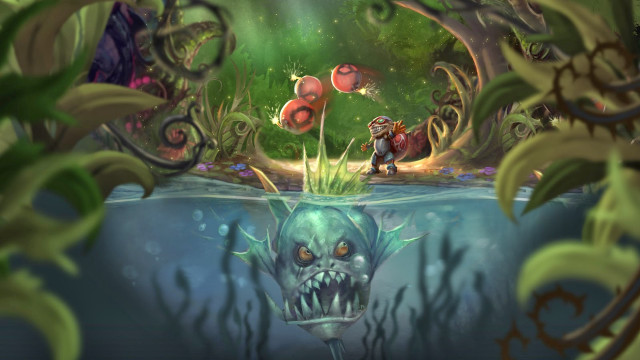 Swamp creature fish mouth man free wallpaper - medium preview image