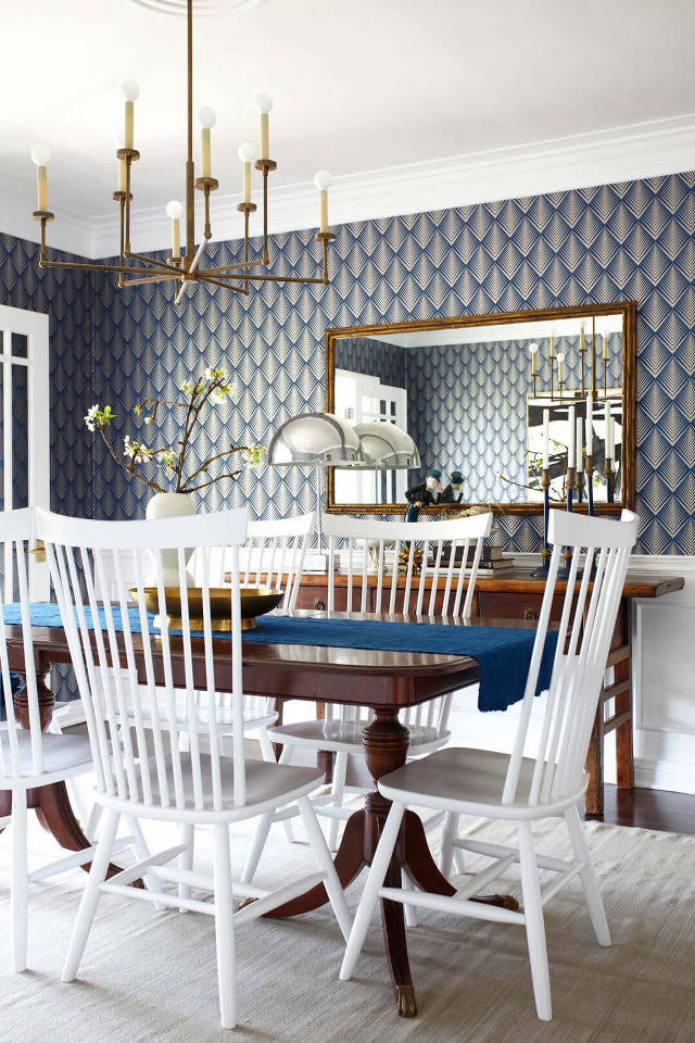 Dining room table chairs mirror #2 free wallpaper - medium preview image