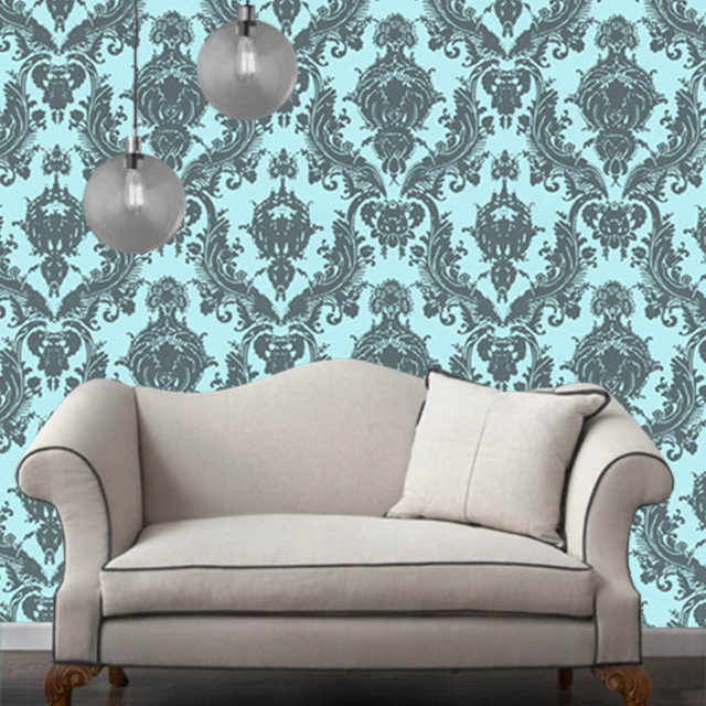 Couch bluewall ornate rococo lamps free wallpaper - medium preview image