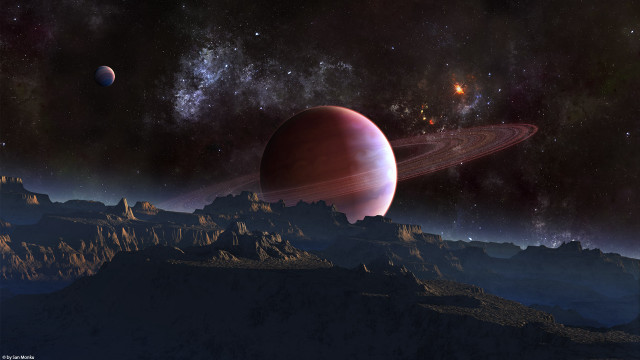 Planet star background distant image free wallpaper - medium preview image