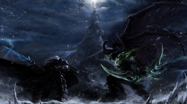 Couple horse snow dragon full free wallpaper - medium preview image