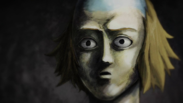 Creepy looking man weird expression free wallpaper - medium preview image