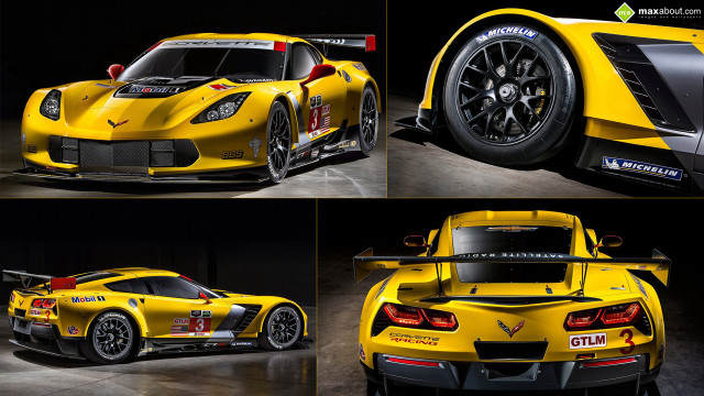 Yellow sports car red stripe #2 free wallpaper - medium preview image