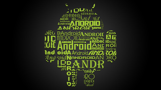 Green black text black background free wallpaper - medium preview image