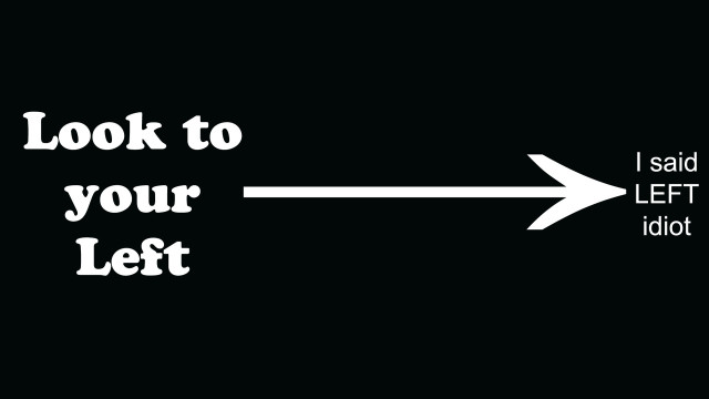 Black white arrow left right #2 free wallpaper - medium preview image