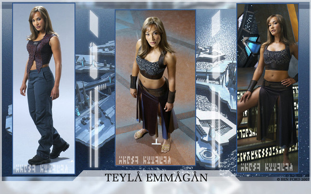 Woman collage city top pants free wallpaper - medium preview image