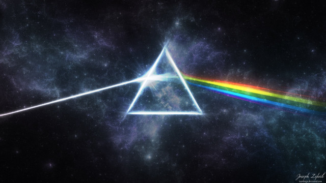 Dark side moon rainbow stars #4 free wallpaper - medium preview image