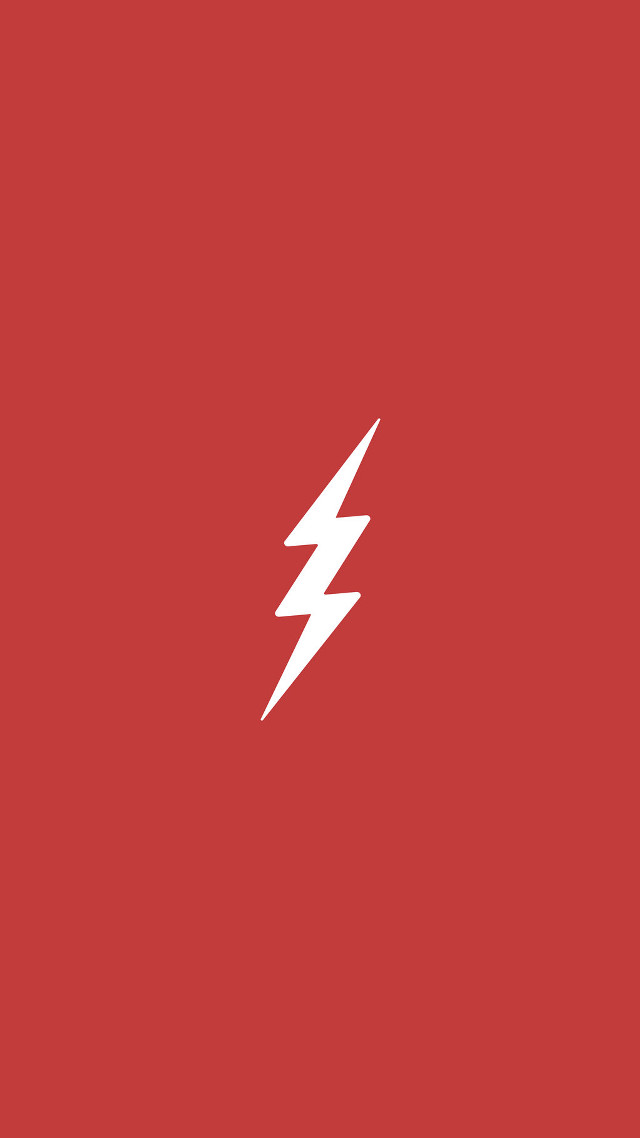 Red lightning side shock art free wallpaper for mobile - medium preview image