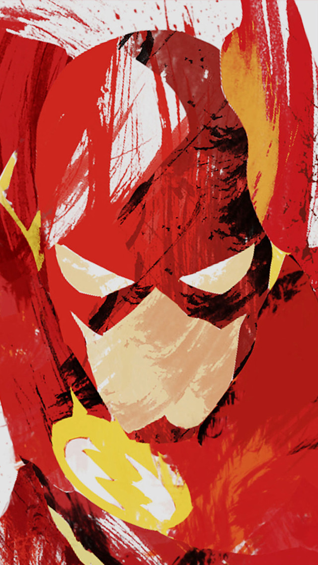 Flash red cape yellow eyes free wallpaper - medium preview image