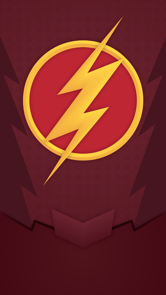 Flash logo red background yellow free wallpaper - medium preview image