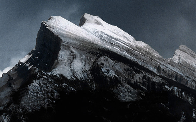 Snow covered mountain bird flying free wallpaper - medium preview image