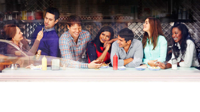 People eating drinking talking window free wallpaper - medium preview image