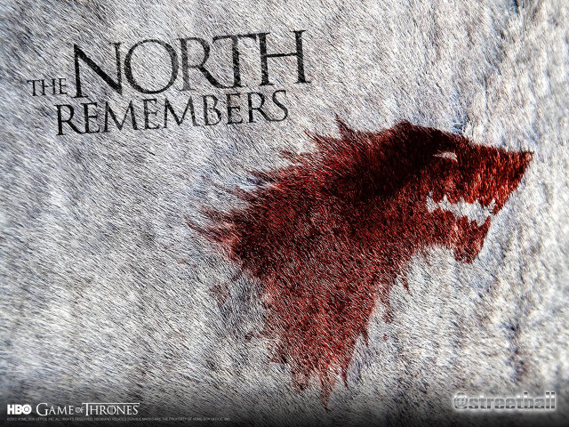 Game of thrones red wolf #2 free wallpaper - medium preview image