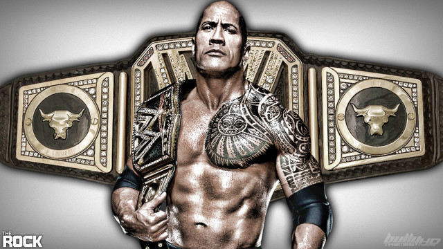 Wrestler belt bull head arm free wallpaper - medium preview image